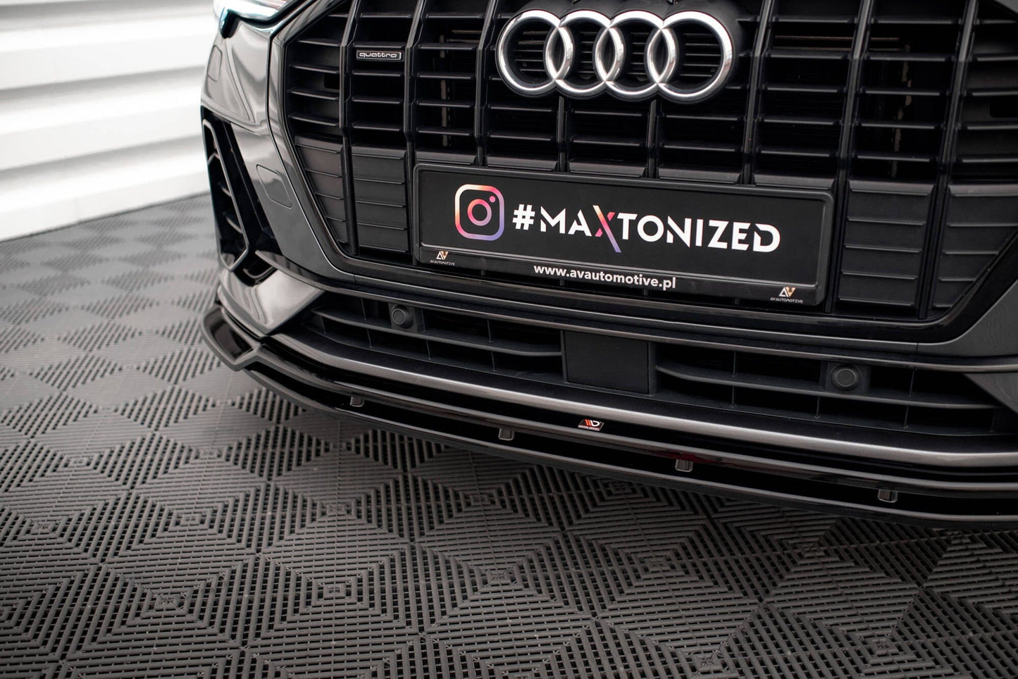 Audi Q3 F3 S-Line - Frontspoiler - Frontlippe V.4 Maxton Design 