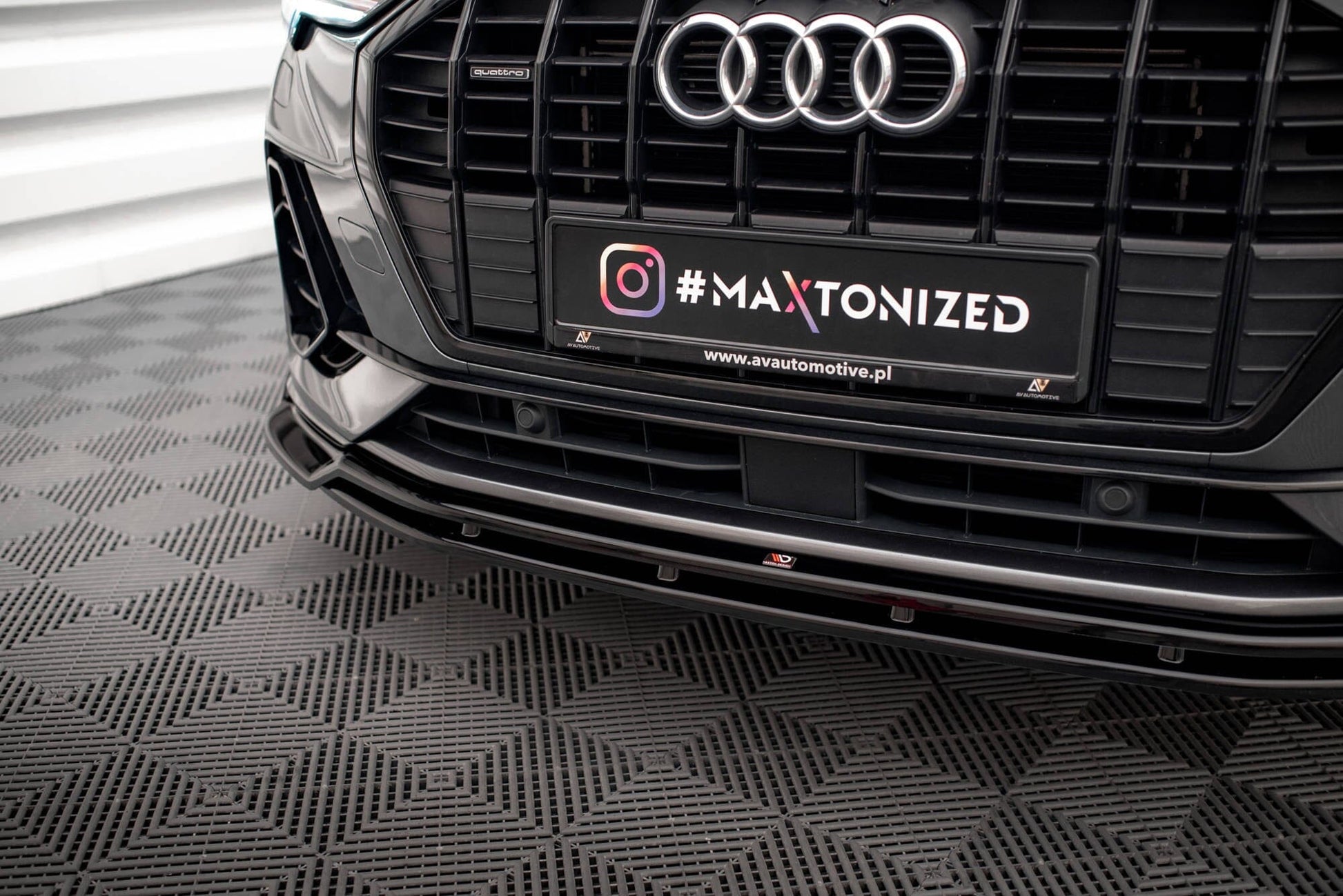 Audi Q3 F3 S-Line - Frontspoiler - Frontlippe V.4 Maxton Design 
