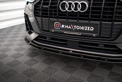 Audi Q3 F3 S-Line - Frontspoiler - Frontlippe V.4 Maxton Design 