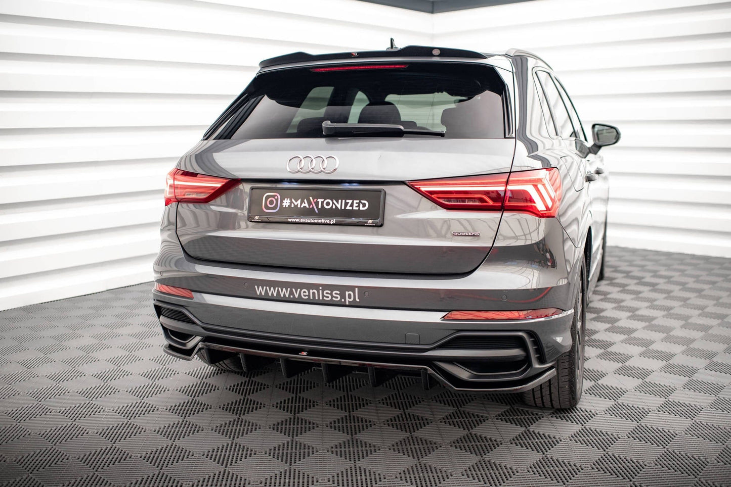 Audi Q3 F3 S-Line SUV - Heck Dachspoiler Maxton Design 
