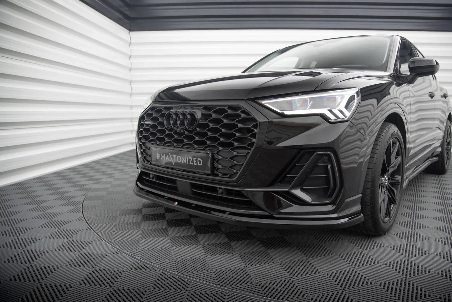 Audi Q3 F3 Sportback - Frontspoiler - Frontlippe V.1 Maxton Design 