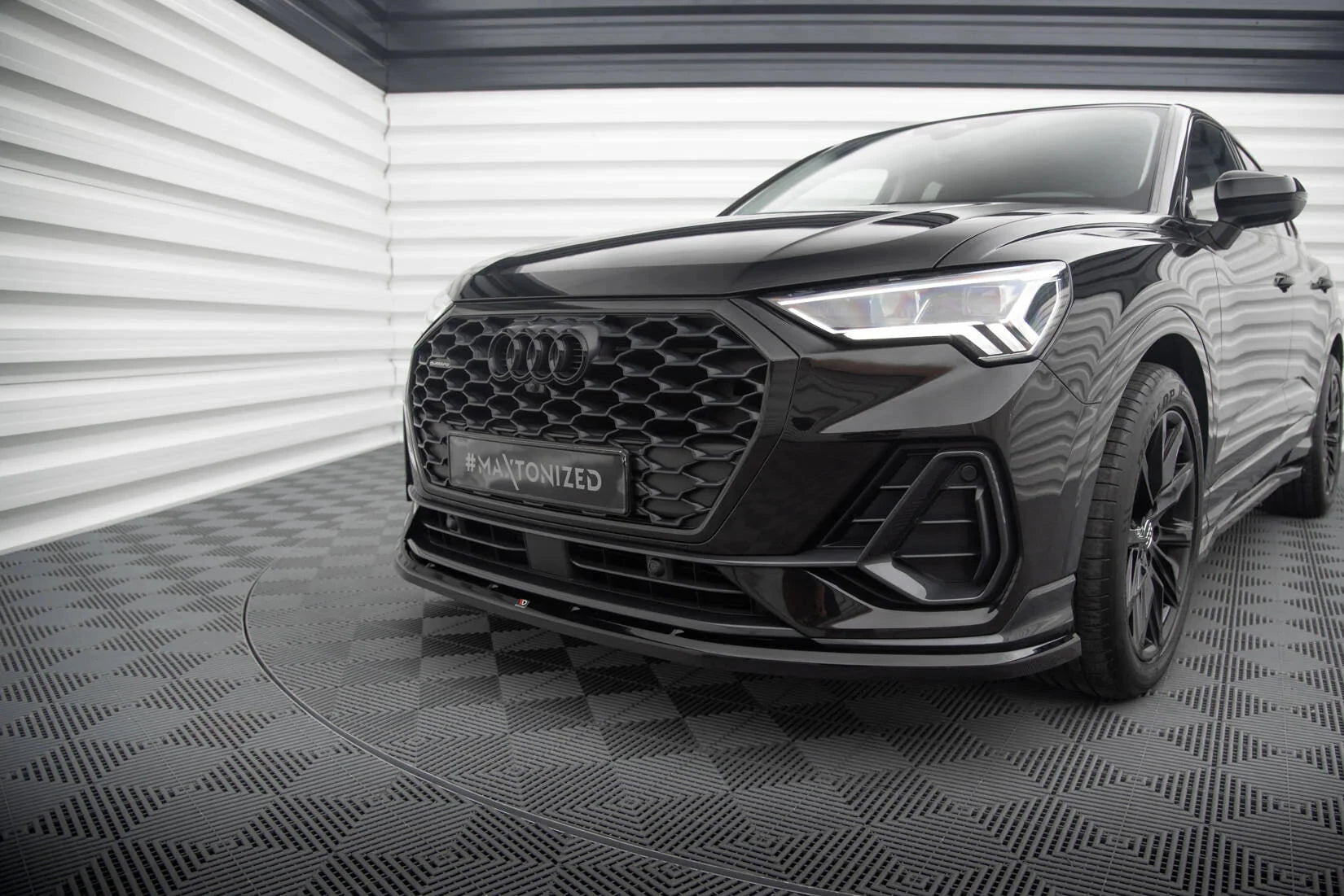 Audi Q3 F3 Sportback - Frontspoiler - Frontlippe V.1 Maxton Design 