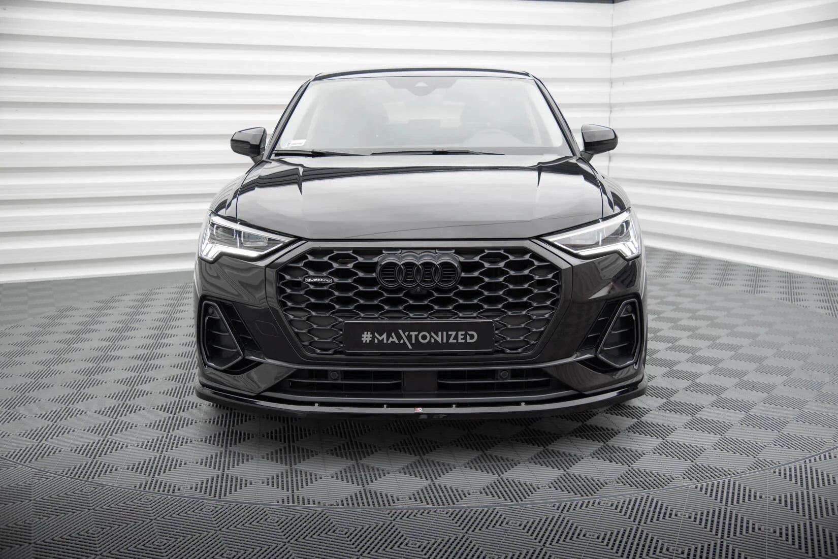 Audi Q3 F3 Sportback - Frontspoiler - Frontlippe V.1 Maxton Design 