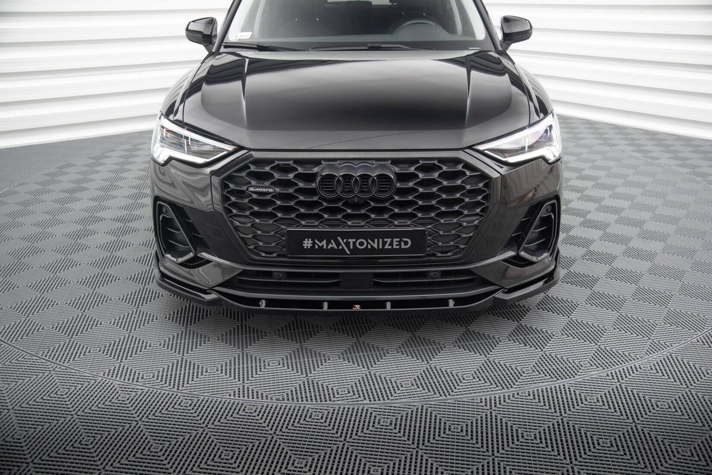 Audi Q3 F3 Sportback - Frontspoiler - Frontlippe V.2 Maxton Design 