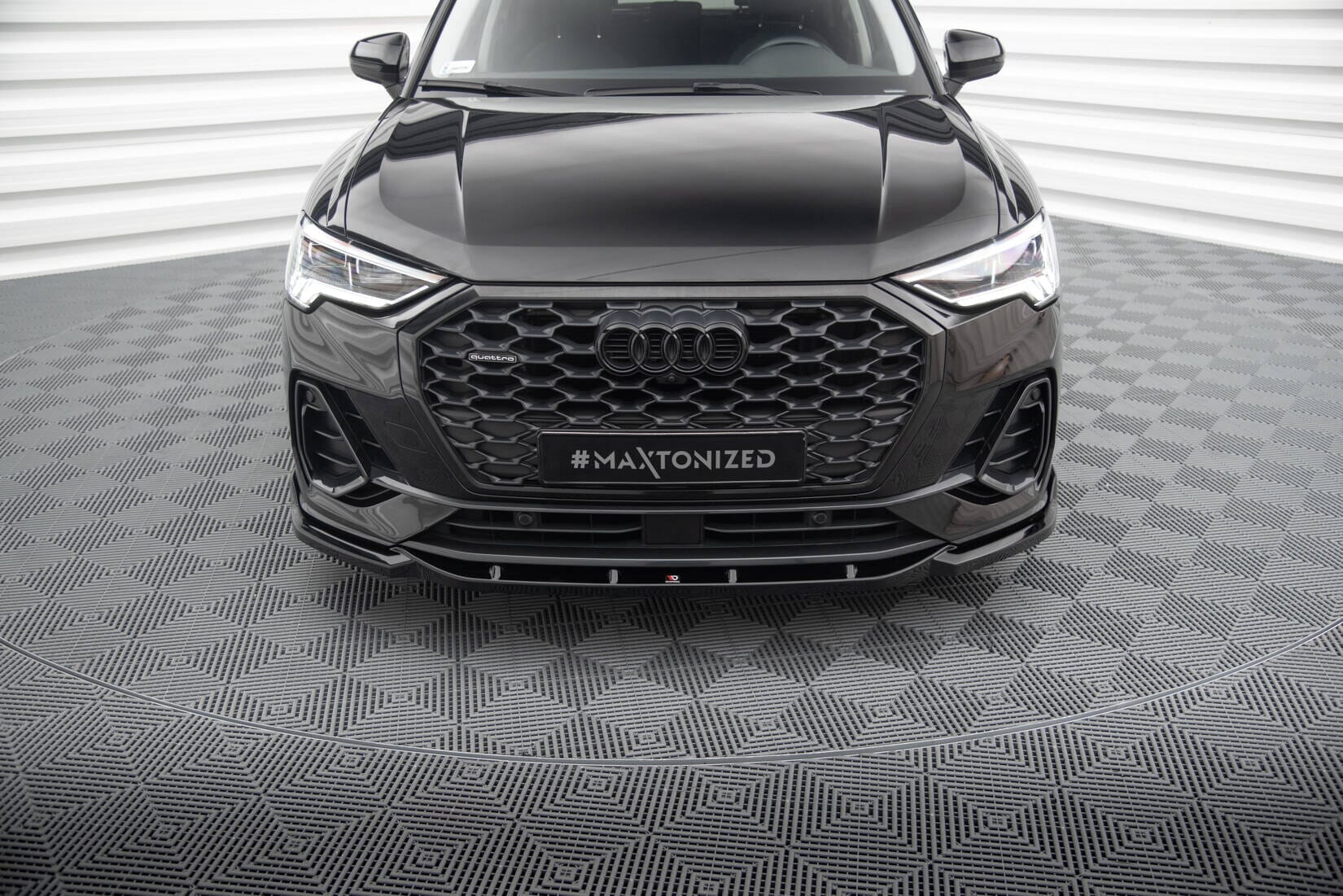 Audi Q3 F3 Sportback - Frontspoiler - Frontlippe V.2 Maxton Design 