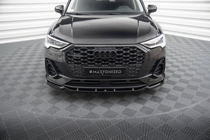 Audi Q3 F3 Sportback - Frontspoiler - Frontlippe V.2 Maxton Design 