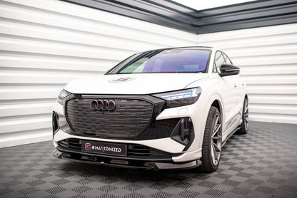 Audi Q4 e-tron Mk1 S-Line - Frontspoiler - Frontlippe V.1 Maxton Design 