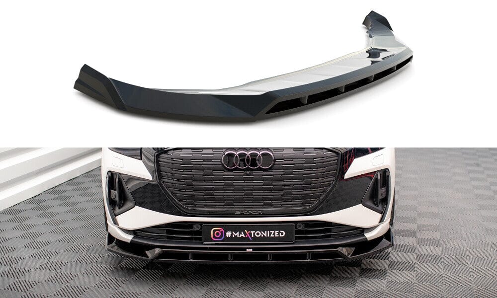 Audi Q4 e-tron Mk1 S-Line - Frontspoiler - Frontlippe V.2 Maxton Design 