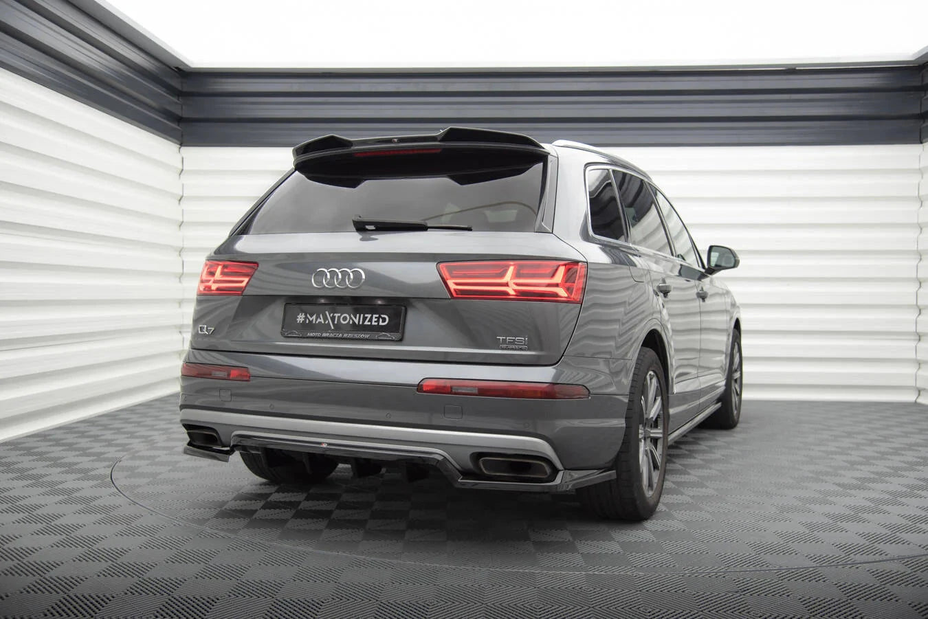 Audi Q7 4M - 3D Heck Dachspoiler Maxton Design 