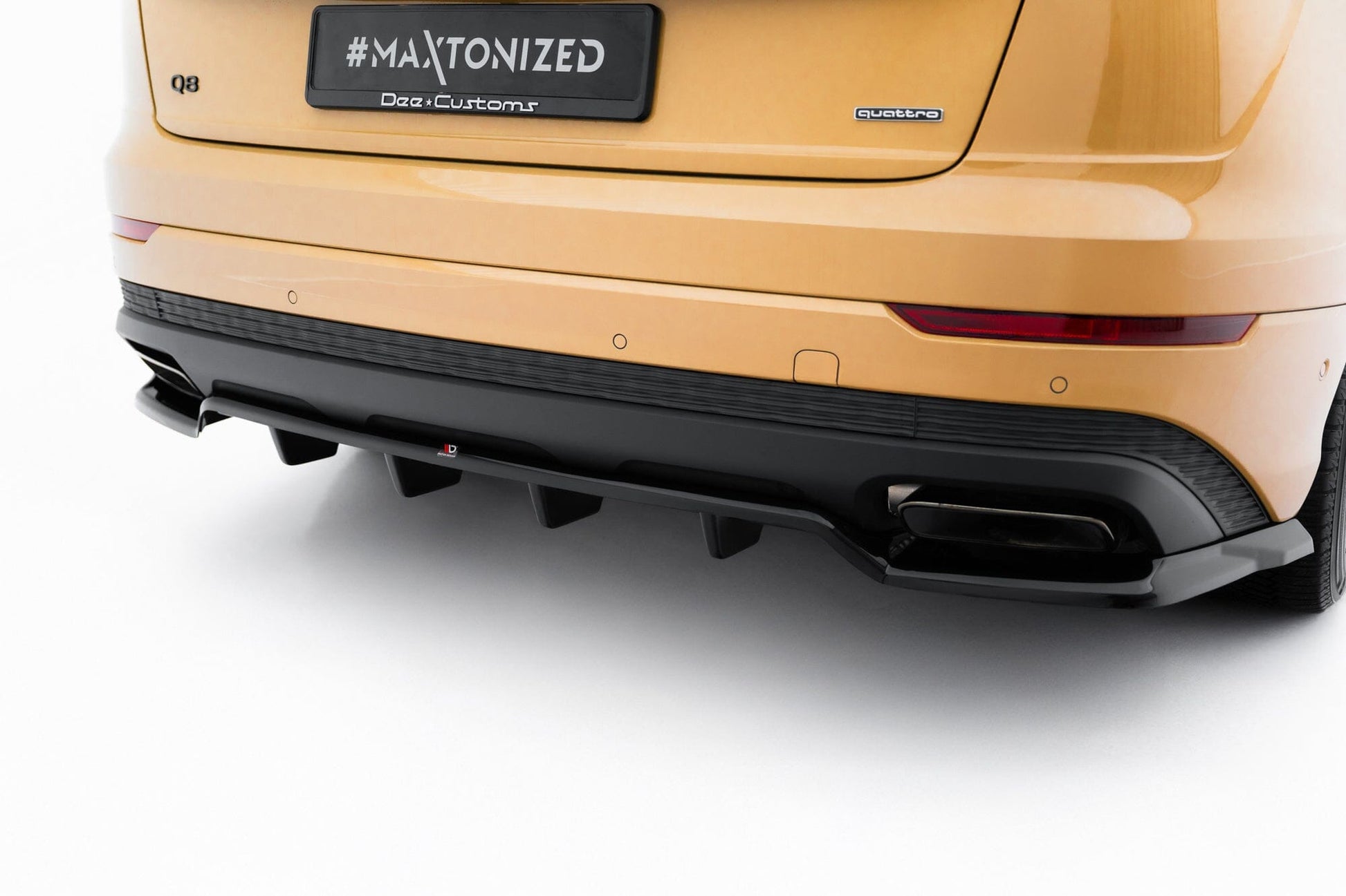 Audi Q8 4M Facelift - Heck Ansatz Maxton Design 