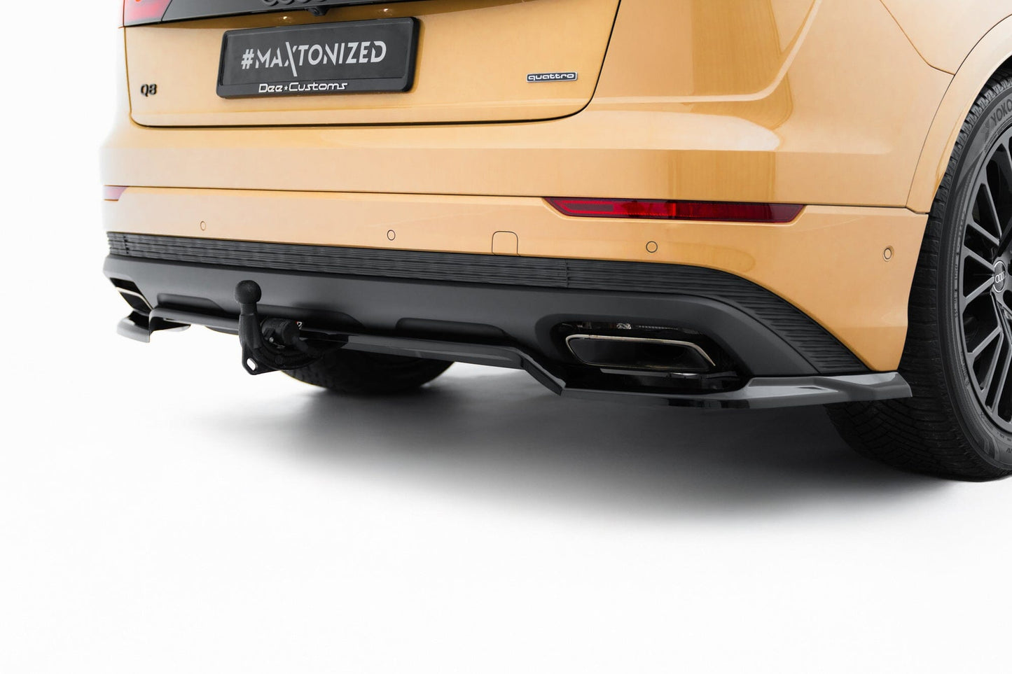 Audi Q8 4M Facelift - Heck Ansatz Maxton Design 