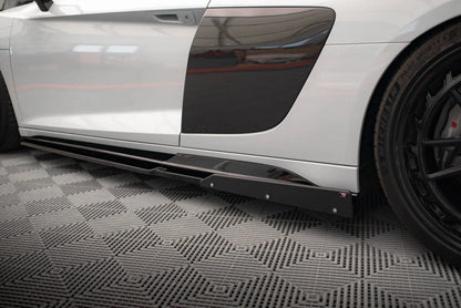 Audi R8 MK2 Facelift - Seitenschweller V.2 + Flaps Maxton Design 