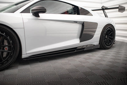 Audi R8 MK2 Facelift - Seitenschweller V.2 + Flaps Maxton Design 