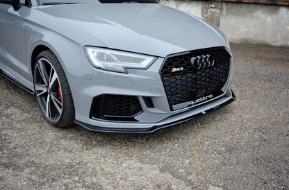 Audi RS3 8V Facelift Limousine Frontspoiler - Frontlippe V.2 Maxton Design 