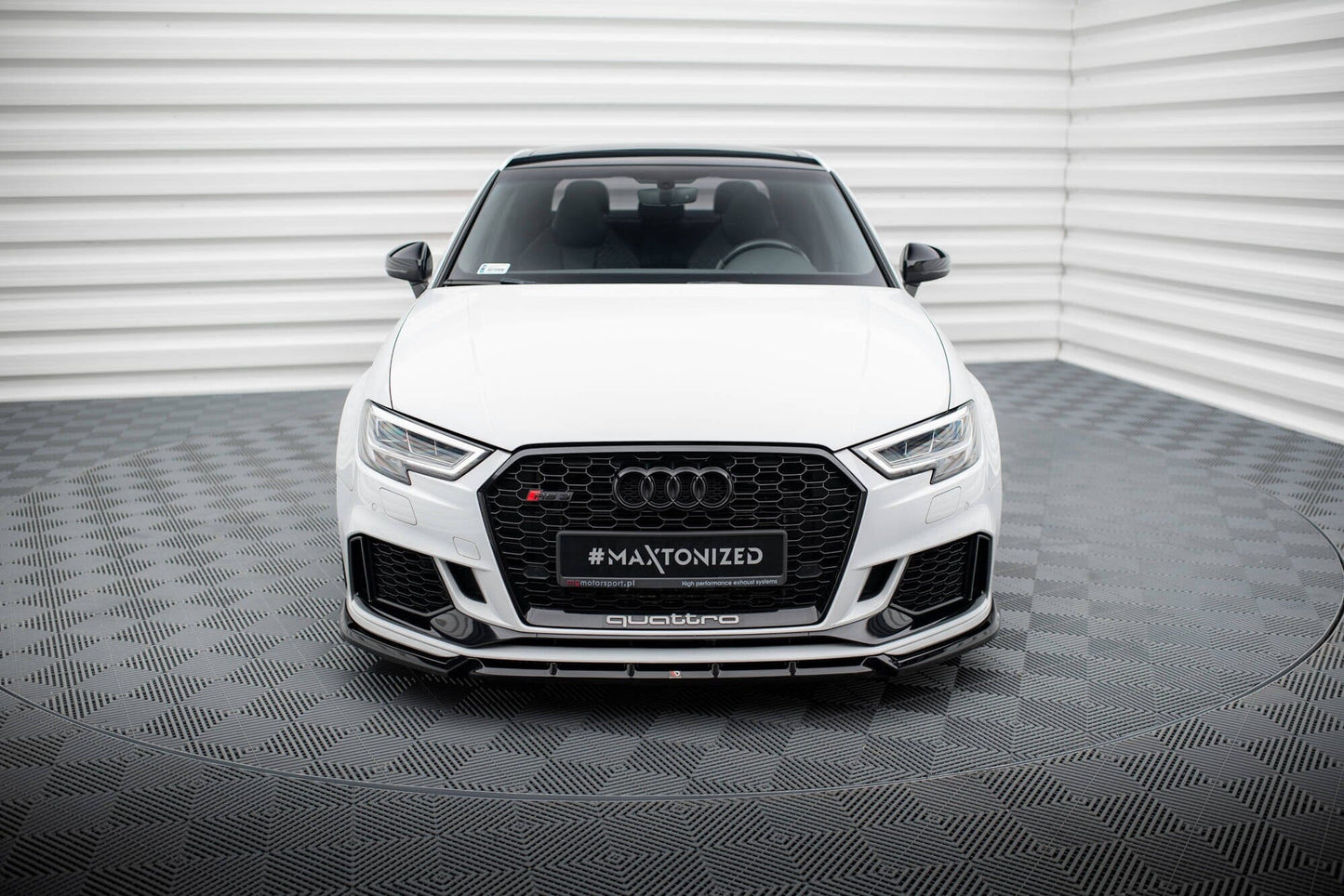 Audi RS3 8V Facelift Limousine Frontspoiler - Frontlippe V.3 Maxton Design 