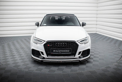 Audi RS3 8V Facelift Limousine Frontspoiler - Frontlippe V.3 Maxton Design 