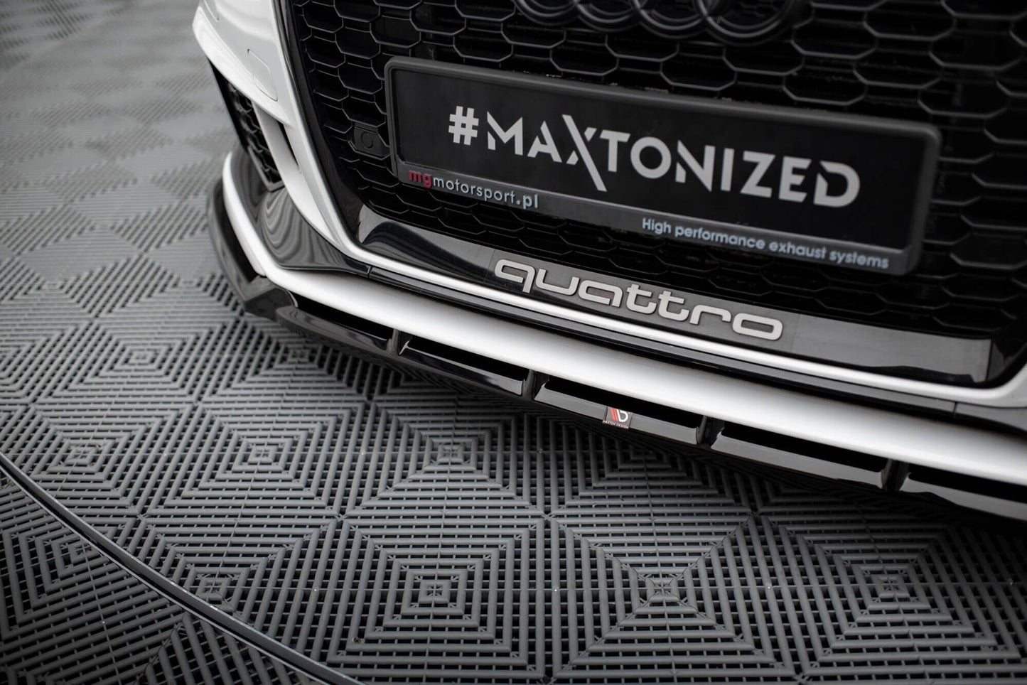 Audi RS3 8V Facelift Limousine Frontspoiler - Frontlippe V.3 Maxton Design 