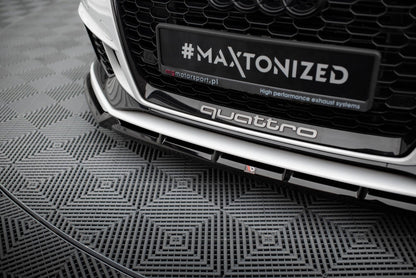 Audi RS3 8V Facelift Limousine Frontspoiler - Frontlippe V.3 Maxton Design 