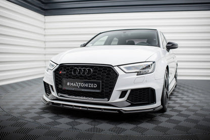 Audi RS3 8V Facelift Limousine Frontspoiler - Frontlippe V.3 Maxton Design 