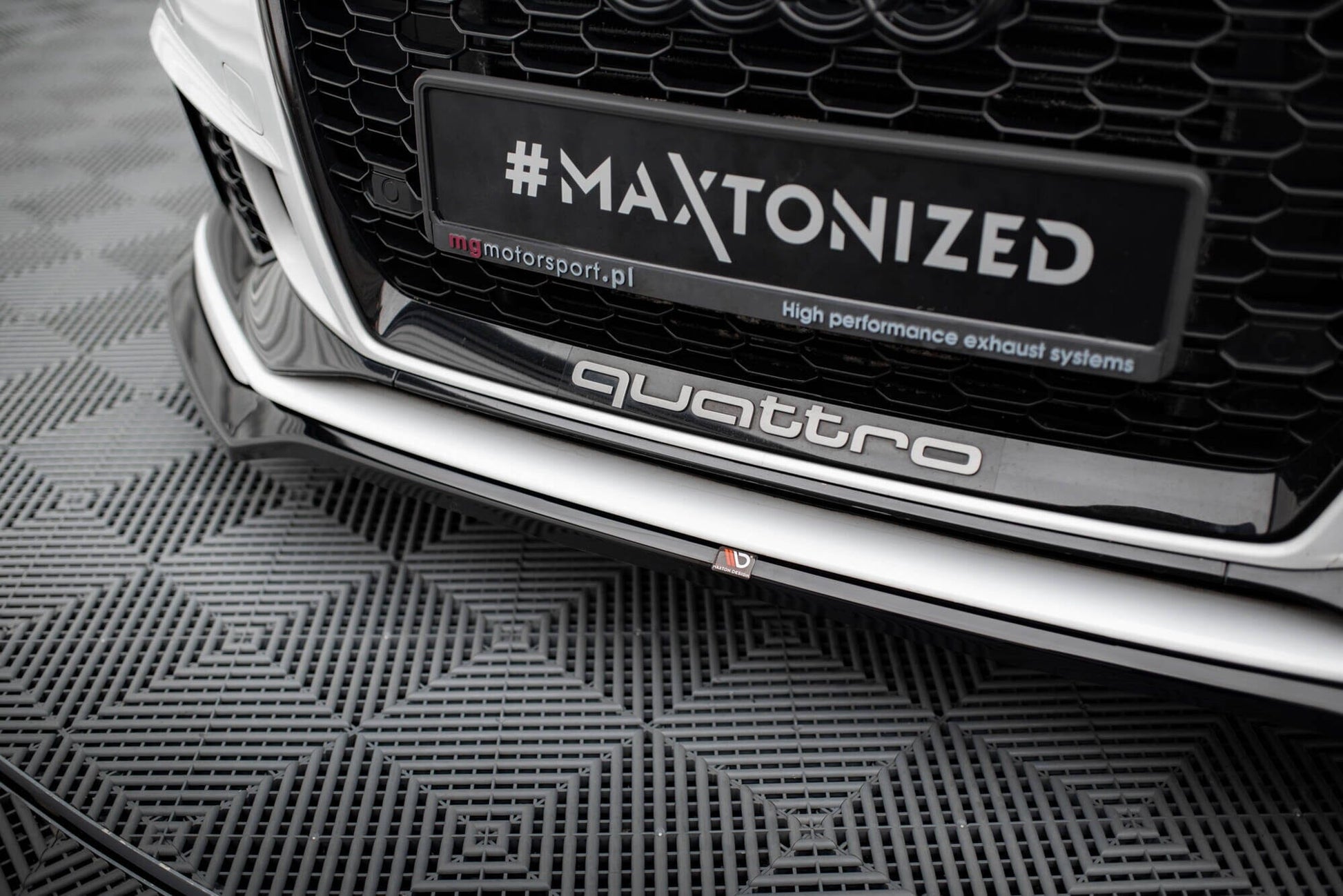 Audi RS3 8V Facelift Limousine Frontspoiler - Frontlippe V.5 Maxton Design 