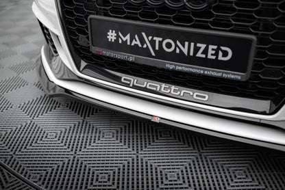 Audi RS3 8V Facelift Limousine Frontspoiler - Frontlippe V.5 Maxton Design 