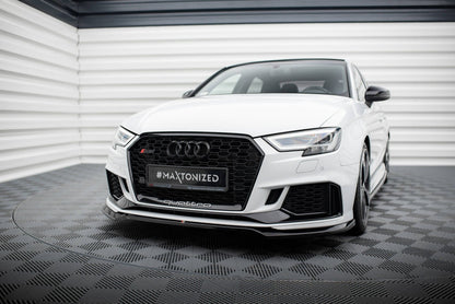 Audi RS3 8V Facelift Limousine Frontspoiler - Frontlippe V.5 Maxton Design 