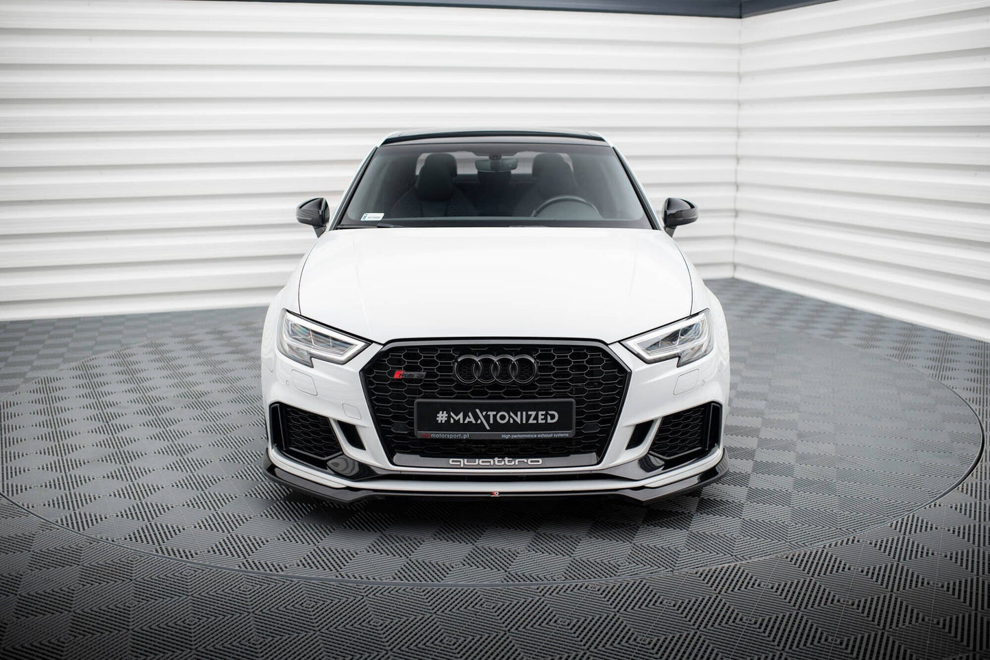 Audi RS3 8V Facelift Limousine Frontspoiler - Frontlippe V.5 Maxton Design 