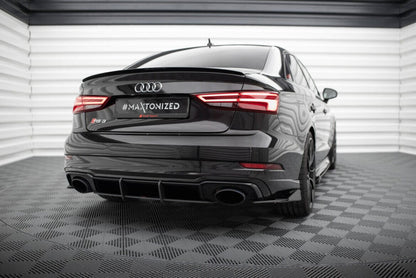 Audi RS3 8V Facelift Limousine Street Pro Heckschürze V.1 Maxton Design 
