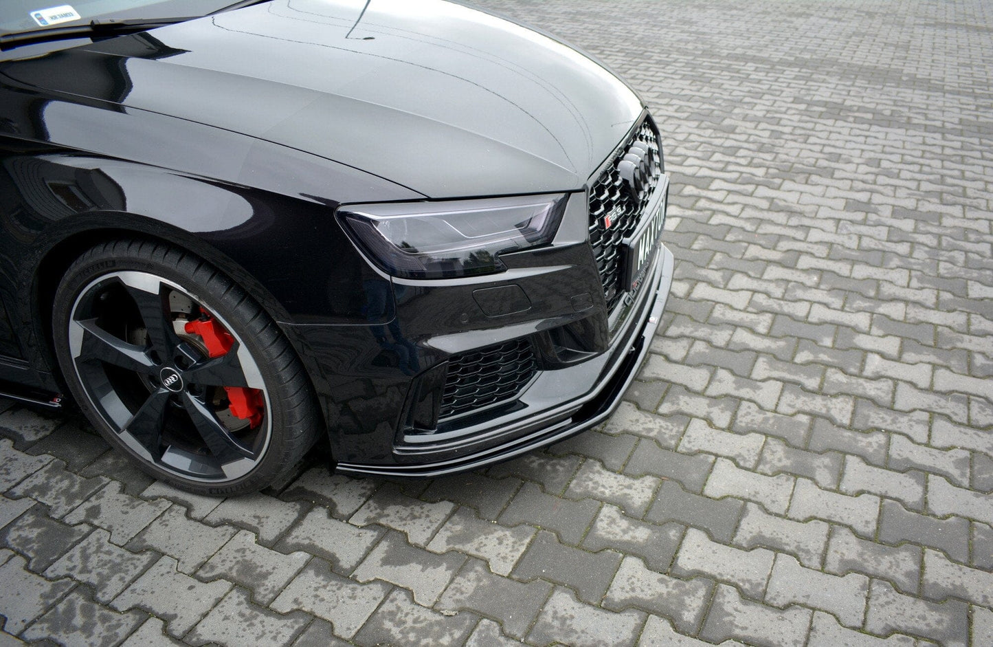 Audi RS3 8V Facelift Sportback Frontspoiler - Frontlippe V.1 Maxton Design 