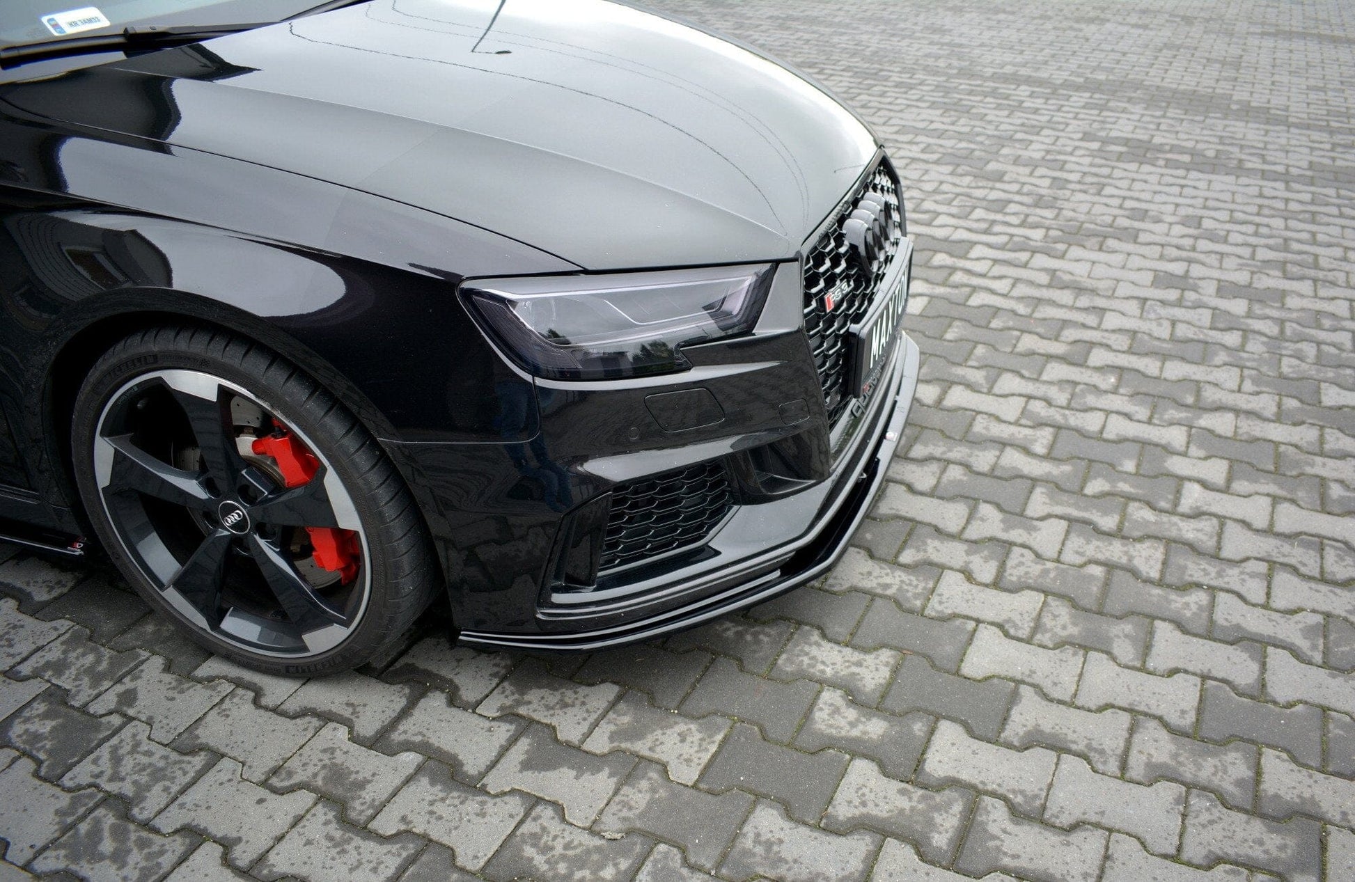 Audi RS3 8V Facelift Sportback Frontspoiler - Frontlippe V.1 Maxton Design 