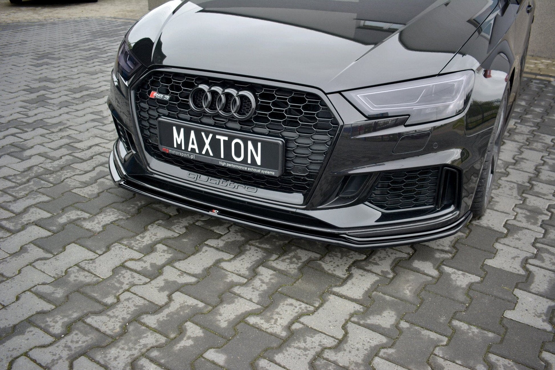 Audi RS3 8V Facelift Sportback Frontspoiler - Frontlippe V.2 Maxton Design 