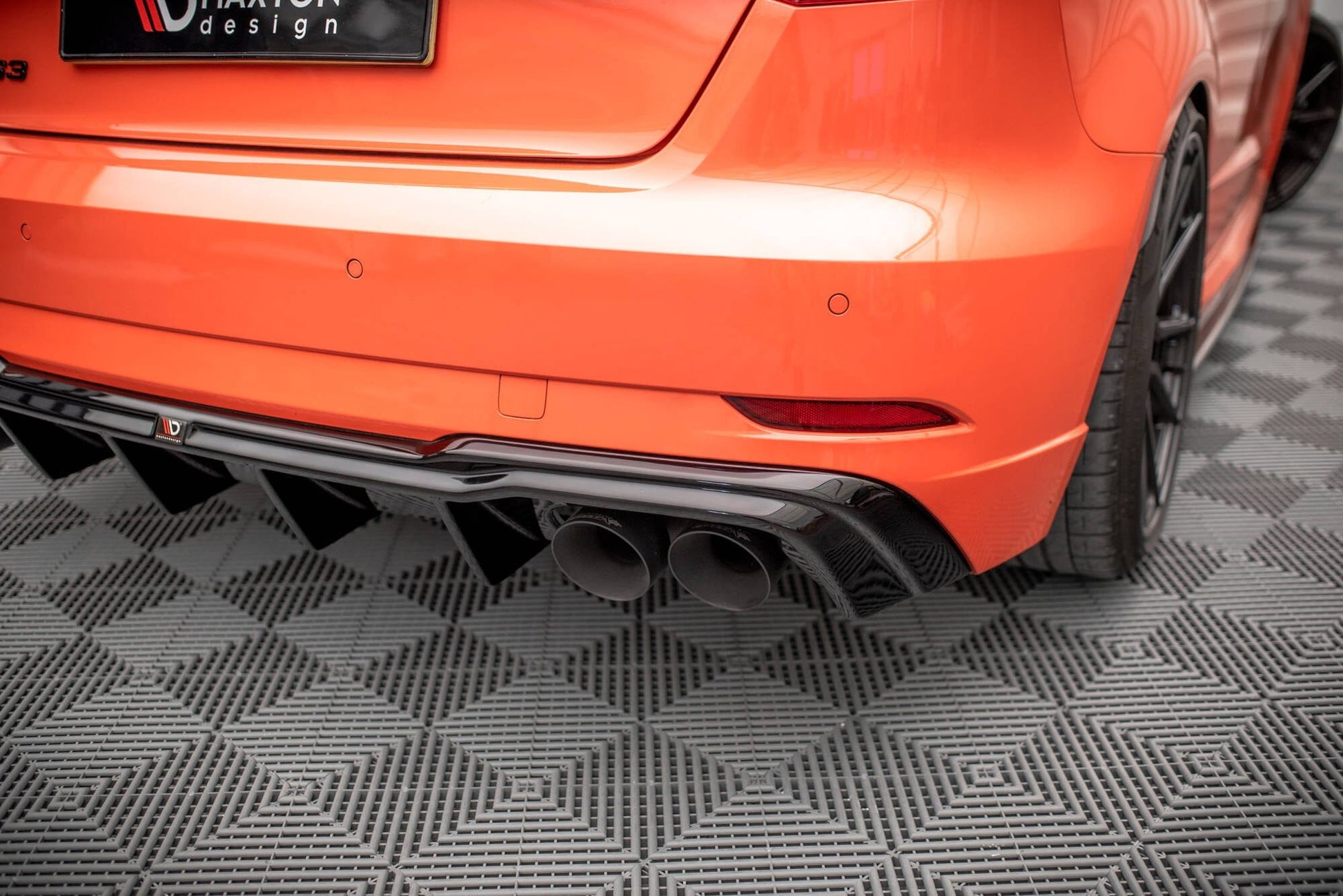 Audi RS3 8V Facelift Sportback Heck Diffusor OO__OO Maxton Design 