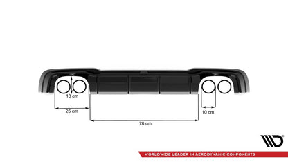 Audi RS3 8V Facelift Sportback Heck Diffusor OO__OO Maxton Design 