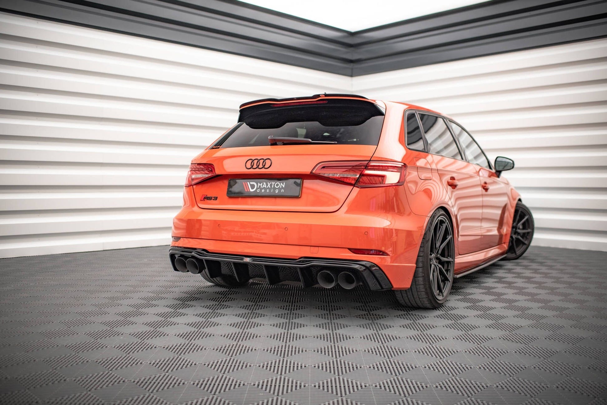 Audi RS3 8V Facelift Sportback Heck Diffusor OO__OO Maxton Design 