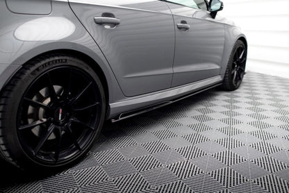 Audi RS3 8V Facelift Sportback Seitenschweller V.2 Maxton Design 