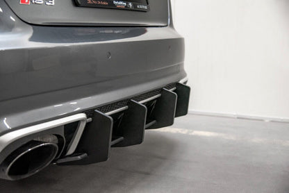 Audi RS3 8V Vorfacelift Sportback Street Pro Heckschürze V.2 Maxton Design 