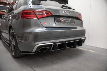 Audi RS3 8V Vorfacelift Sportback Street Pro Heckschürze V.2 Maxton Design 