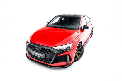 Audi RS3 8Y Facelift Limousine Frontspoiler - Frontlippe V.1 Maxton Design 
