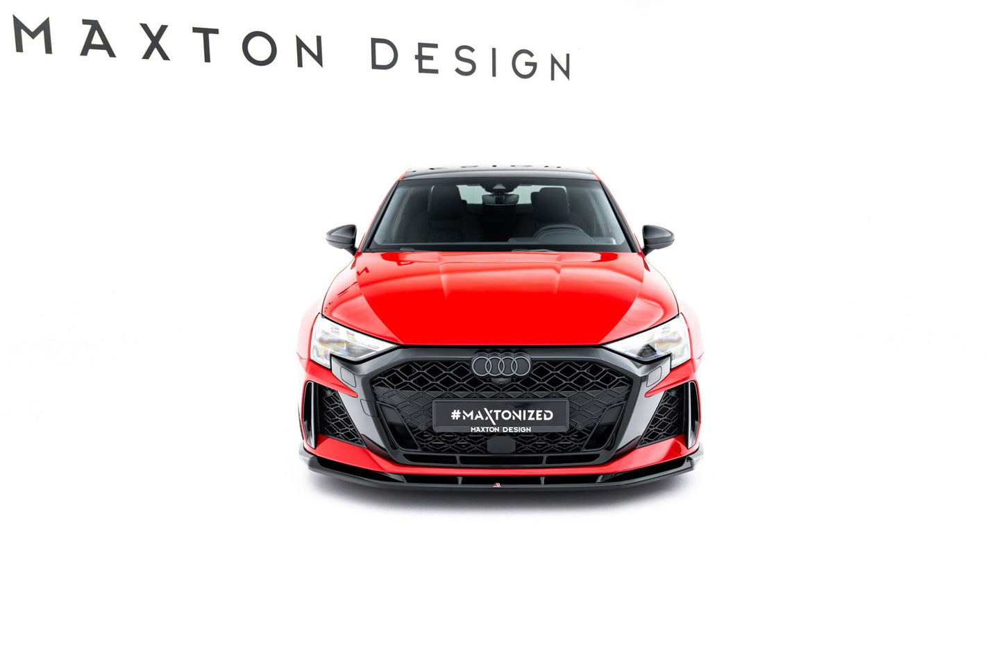 Audi RS3 8Y Facelift Limousine Frontspoiler - Frontlippe V.1 Maxton Design 