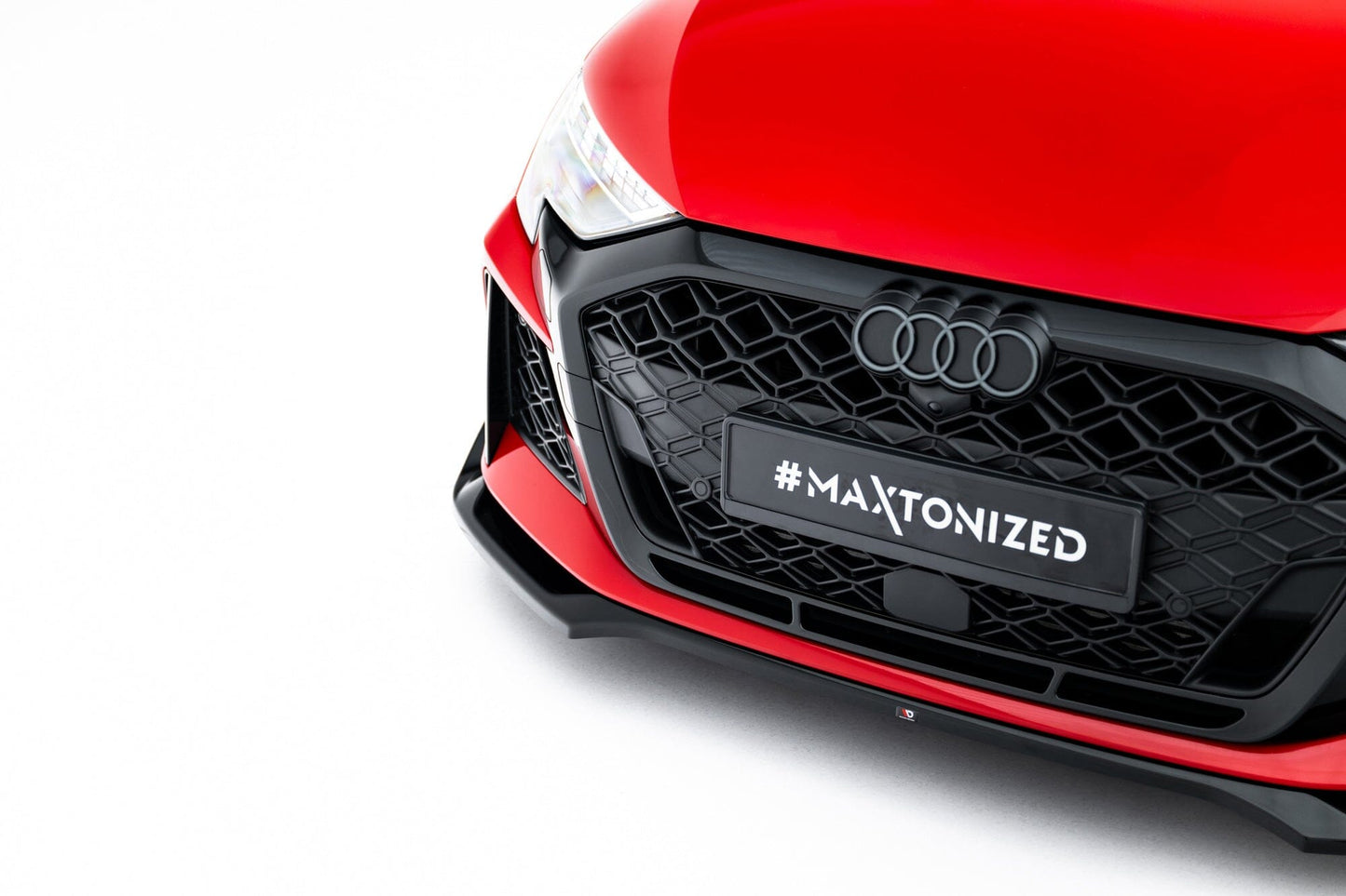 Audi RS3 8Y Facelift Limousine Frontspoiler - Frontlippe V.2 Maxton Design 