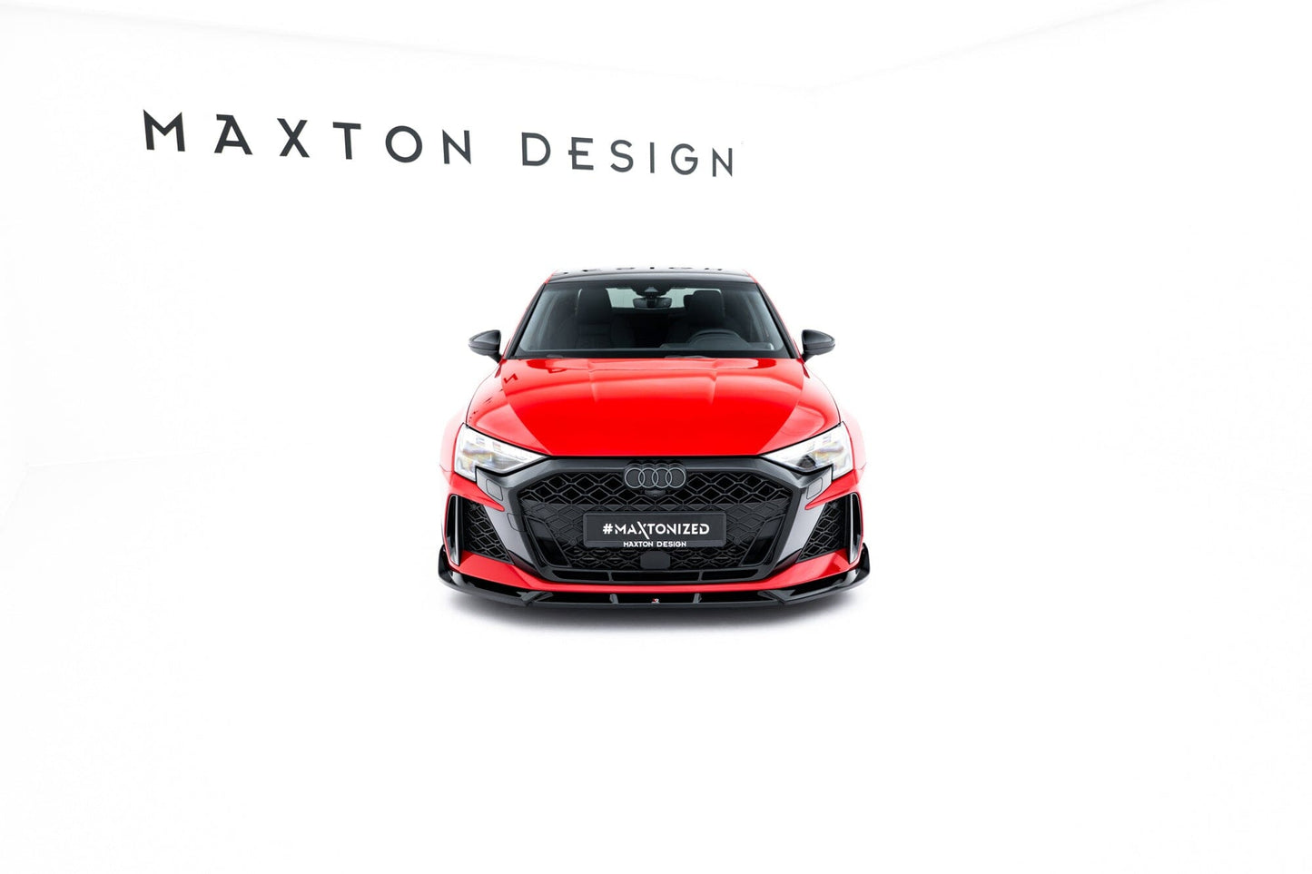 Audi RS3 8Y Facelift Limousine Frontspoiler - Frontlippe V.3 Maxton Design 