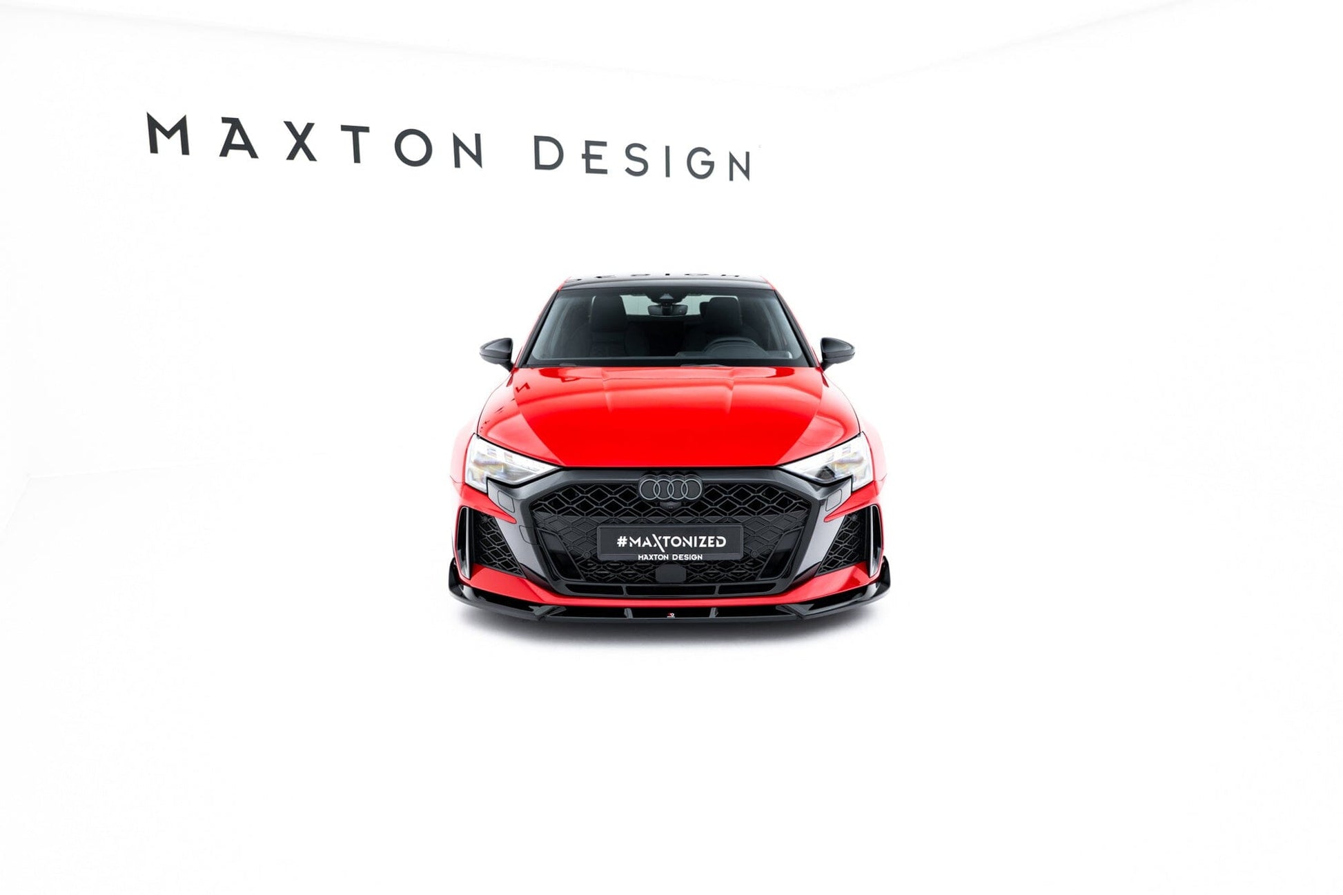 Audi RS3 8Y Facelift Limousine Frontspoiler - Frontlippe V.3 Maxton Design 