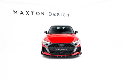 Audi RS3 8Y Facelift Limousine Frontspoiler - Frontlippe V.3 Maxton Design 