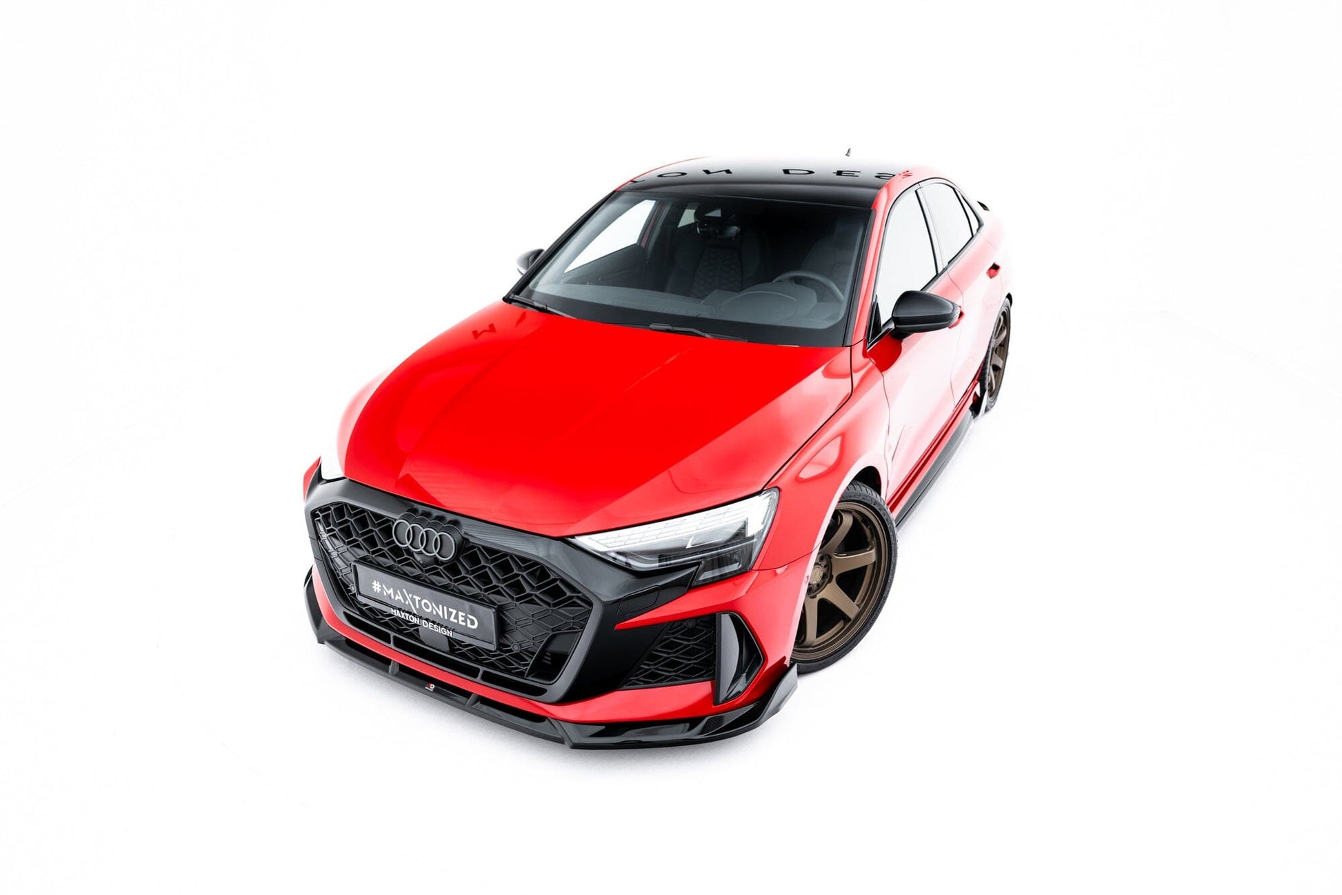 Audi RS3 8Y Facelift Limousine Frontspoiler - Frontlippe V.3 Maxton Design 