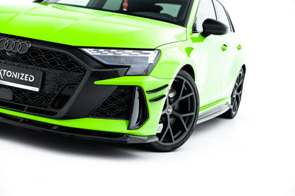 Audi RS3 8Y Facelift Sportback Frontspoiler - Frontlippe V.1 Maxton Design 