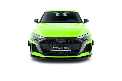 Audi RS3 8Y Facelift Sportback Frontspoiler - Frontlippe V.1 Maxton Design 