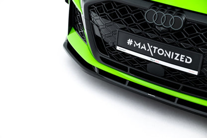 Audi RS3 8Y Facelift Sportback Frontspoiler - Frontlippe V.1 Maxton Design 