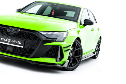 Audi RS3 8Y Facelift Sportback Frontspoiler - Frontlippe V.2 Maxton Design 