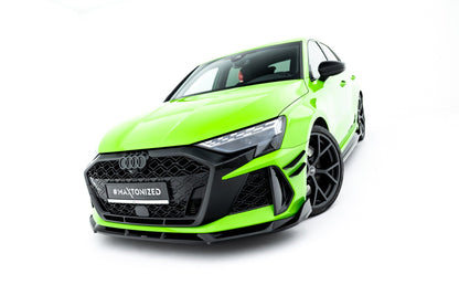 Audi RS3 8Y Facelift Sportback Frontspoiler - Frontlippe V.3 Maxton Design 