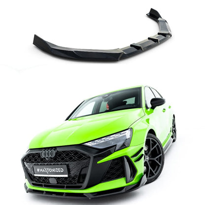 Audi RS3 8Y Facelift Sportback Frontspoiler - Frontlippe V.3 Maxton Design 